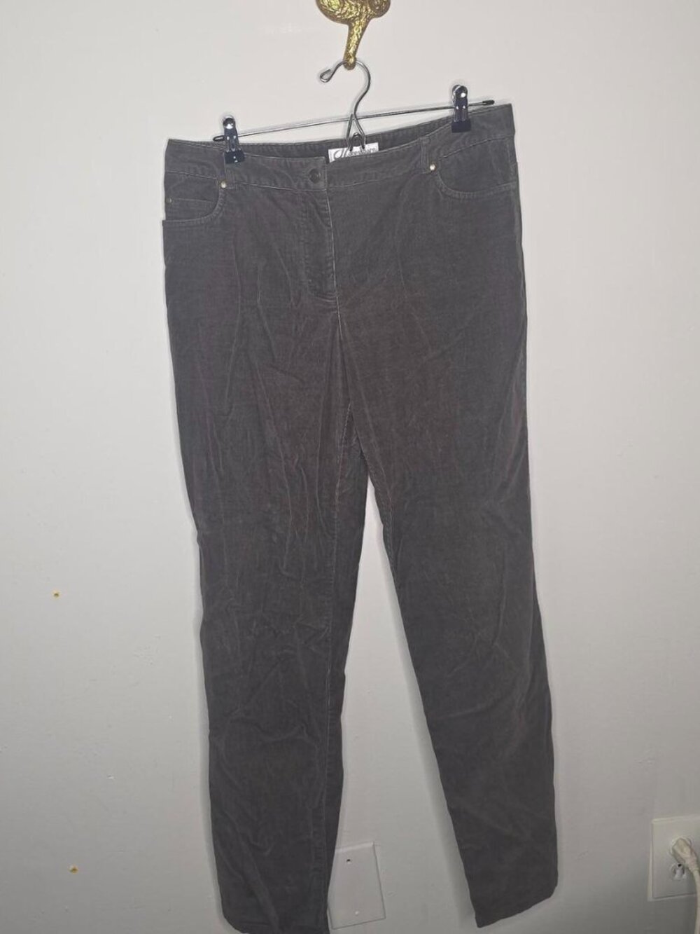 Dressbarn Women's Grey Trousers